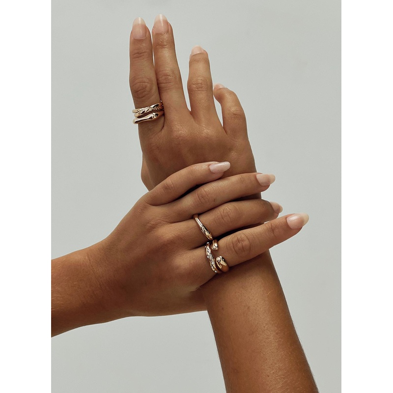 Moulded Ring Pack Gold