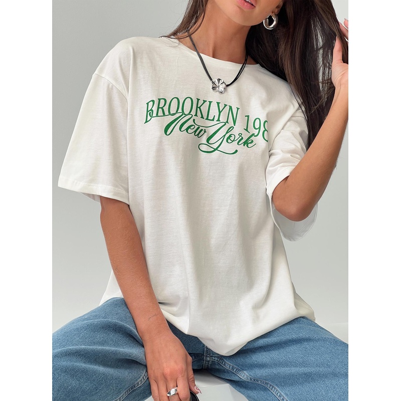 1981 Oversized Tee White