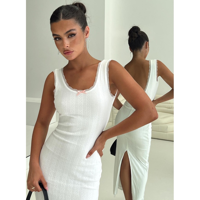 Catania Maxi Dress White