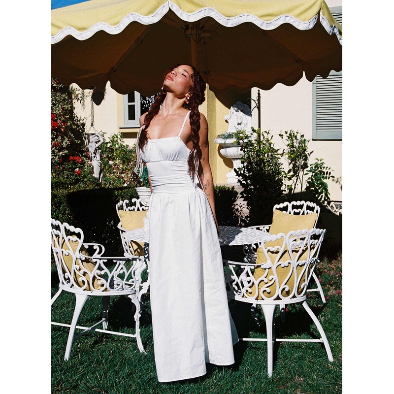 Naria Maxi Dress White
