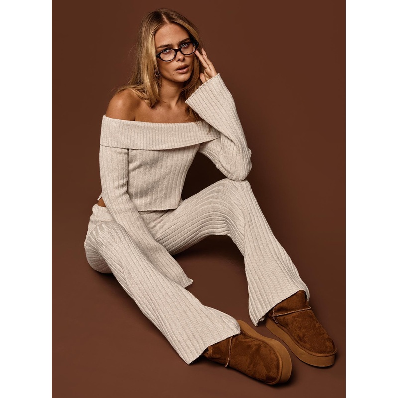 With Purpose Knit Jumper Beige