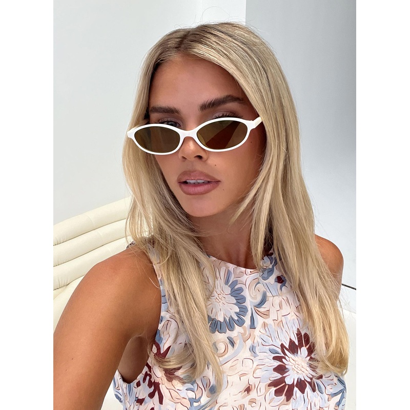 Wonderful World Sunglasses Ecru