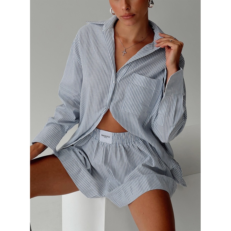 Beach House Set Blue / White Stripe