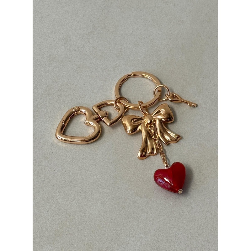 Aurelio Pendant Keyring Gold