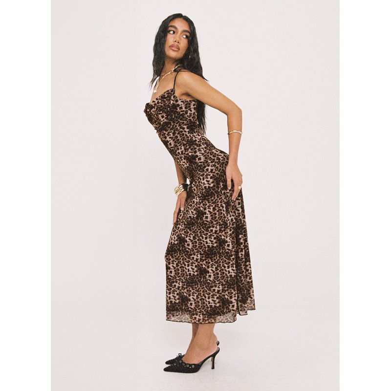 Sugar Maxi Dress Leopard