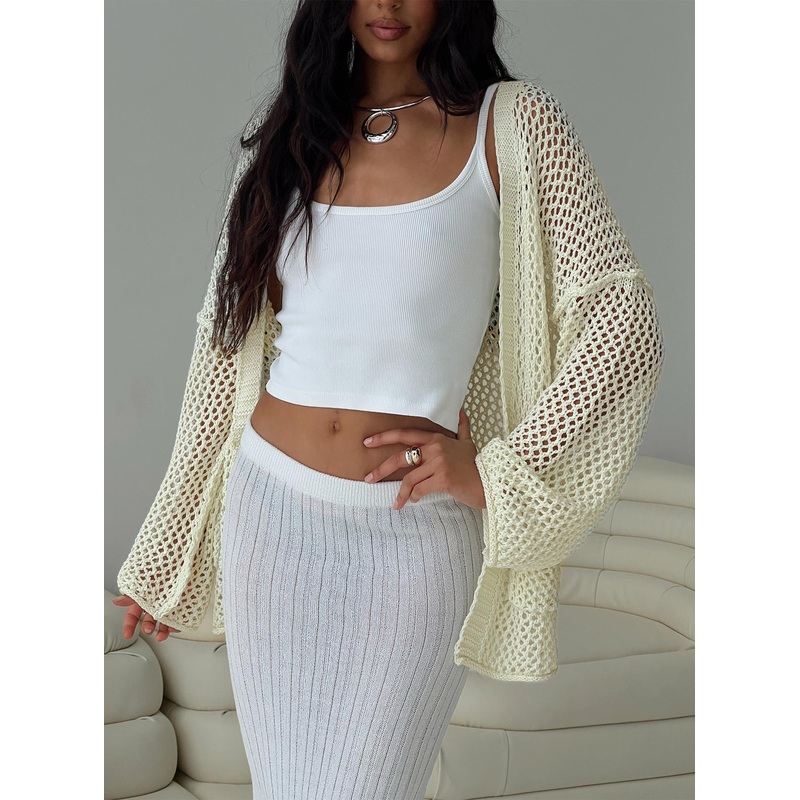 Be Open Cardigan Cream