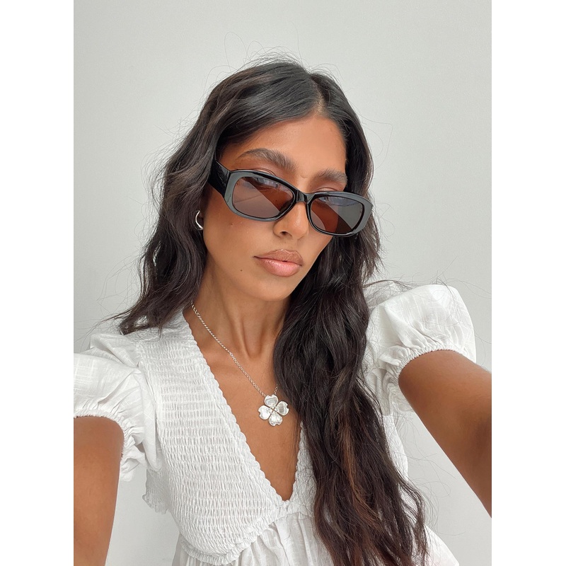 Demetrius Sunglasses Black / Brown