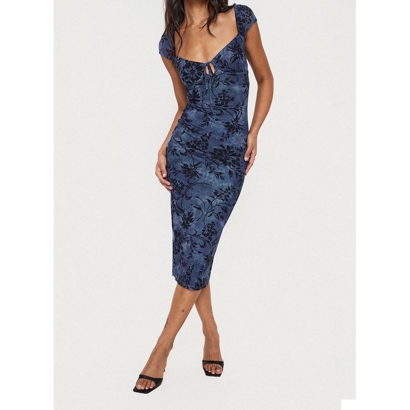 Derrick Maxi Dress Blue