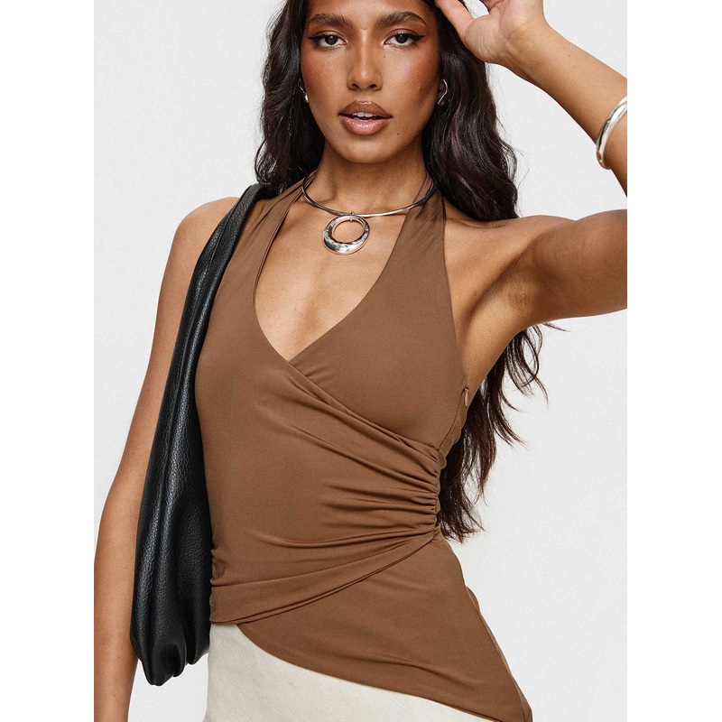 Marvin Halter Top Brown
