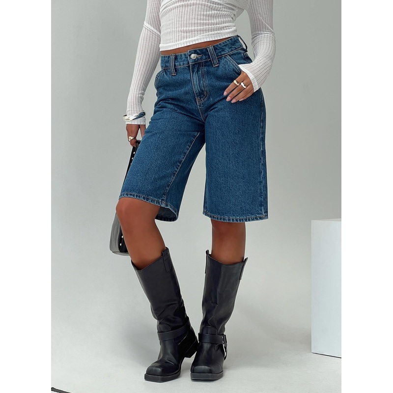 Cervantes Jorts Mid Wash Denim
