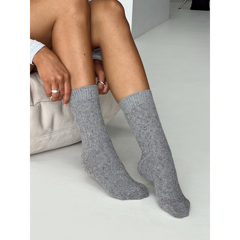 Gatlin Socks Grey Marle