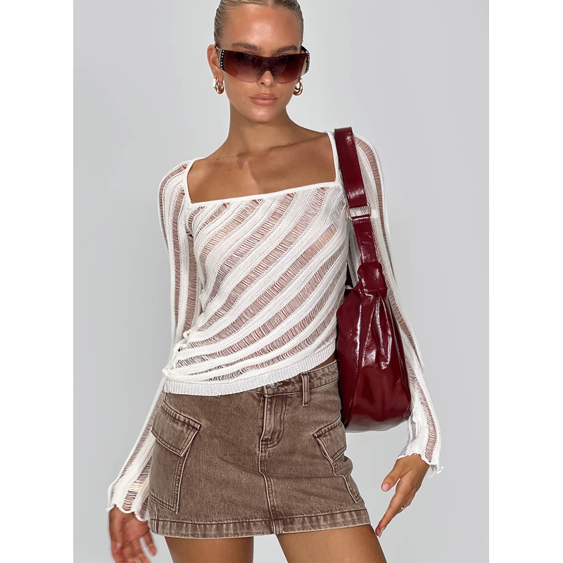 Landon Top White