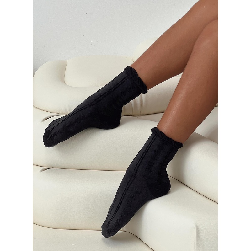 Rutherford Socks Black