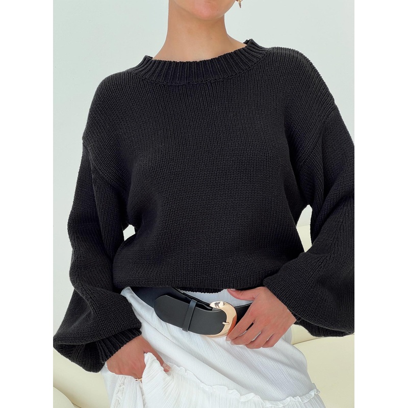 Harmony Knit Sweater Black