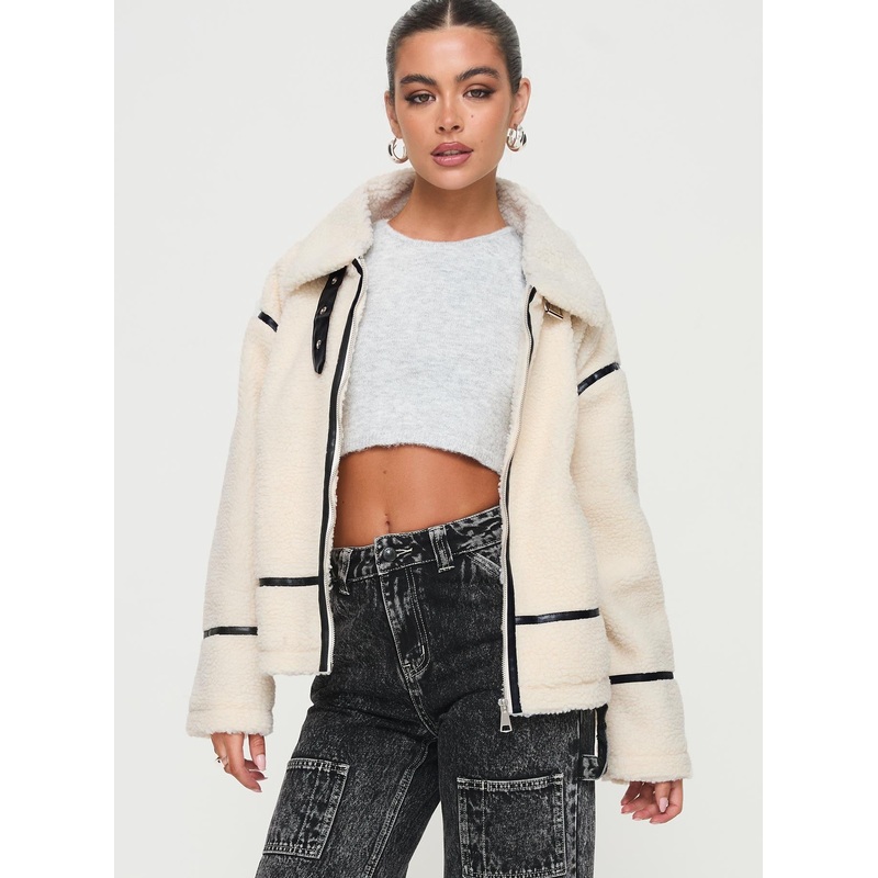 Lumanara Shearling Jacket Cream