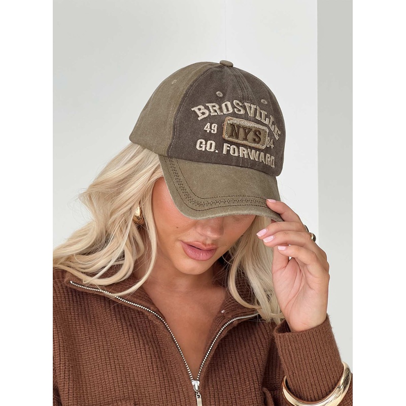 Adios Dad Cap Brown