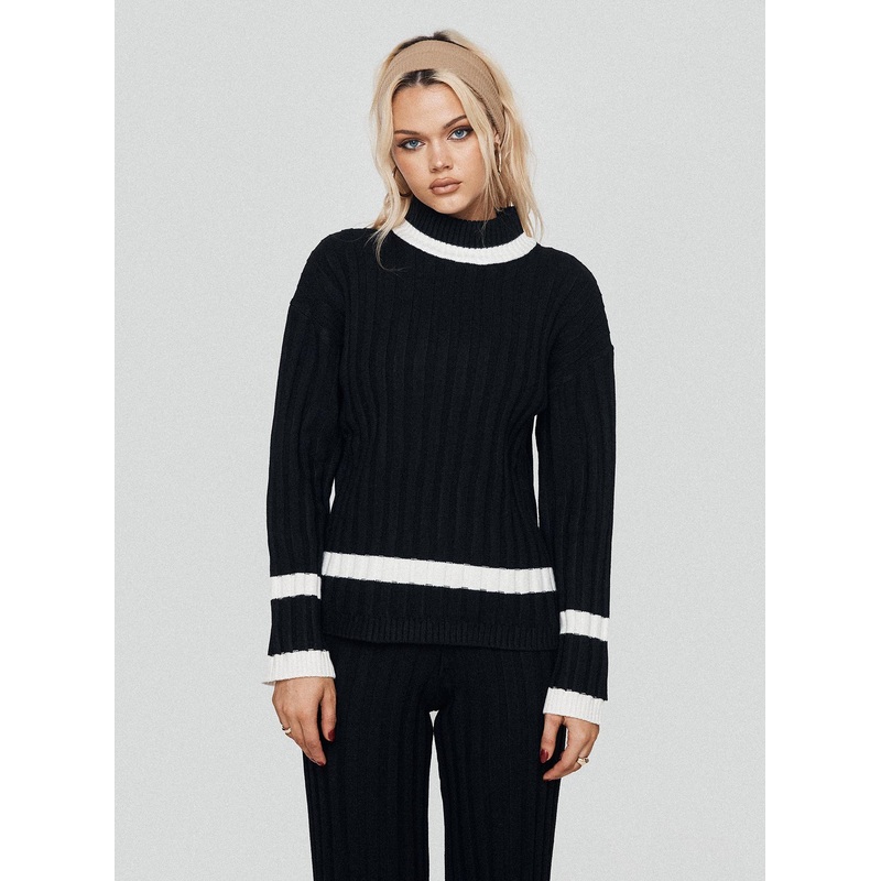 Montenegro Knit Sweater Black/cream