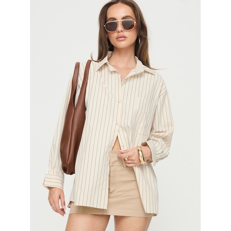 So With That Shirt Beige