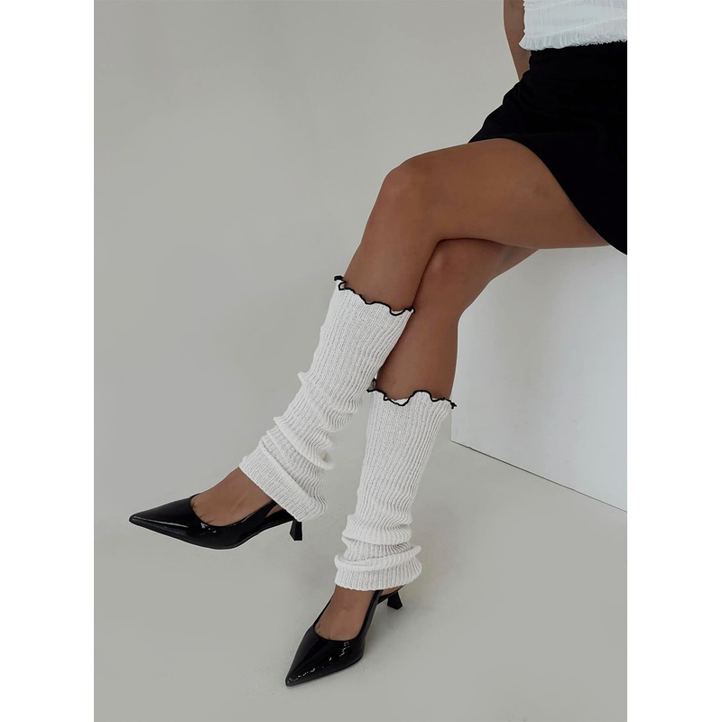 Coleson Legwarmers White