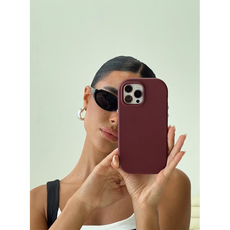 Emorie iPhone Case Burgundy