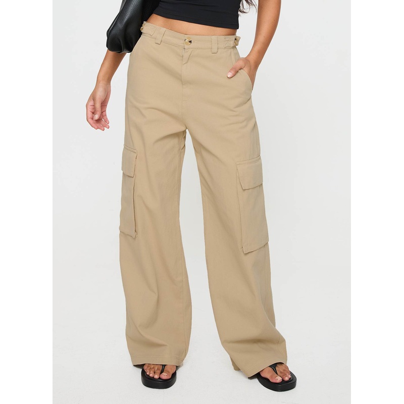 Indola Cargo Pants Tan