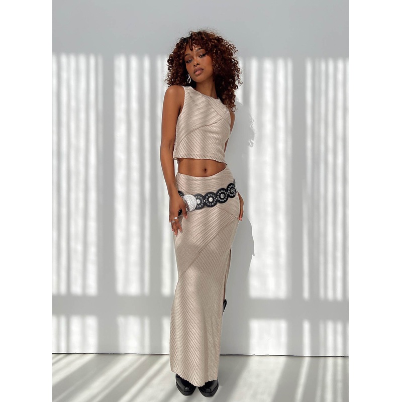 Kylese Knit Set Beige