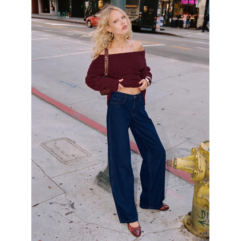 Maryanne Mid-rise Relaxed Denim Jeans Dark Wash
