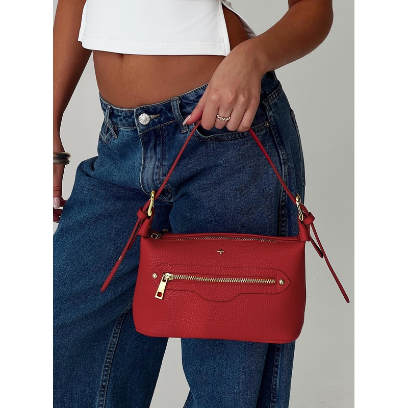 Sopha Dopha X Peta & Jain Lunda Shoulder Bag Red