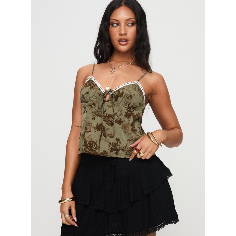 Sueze Top Green