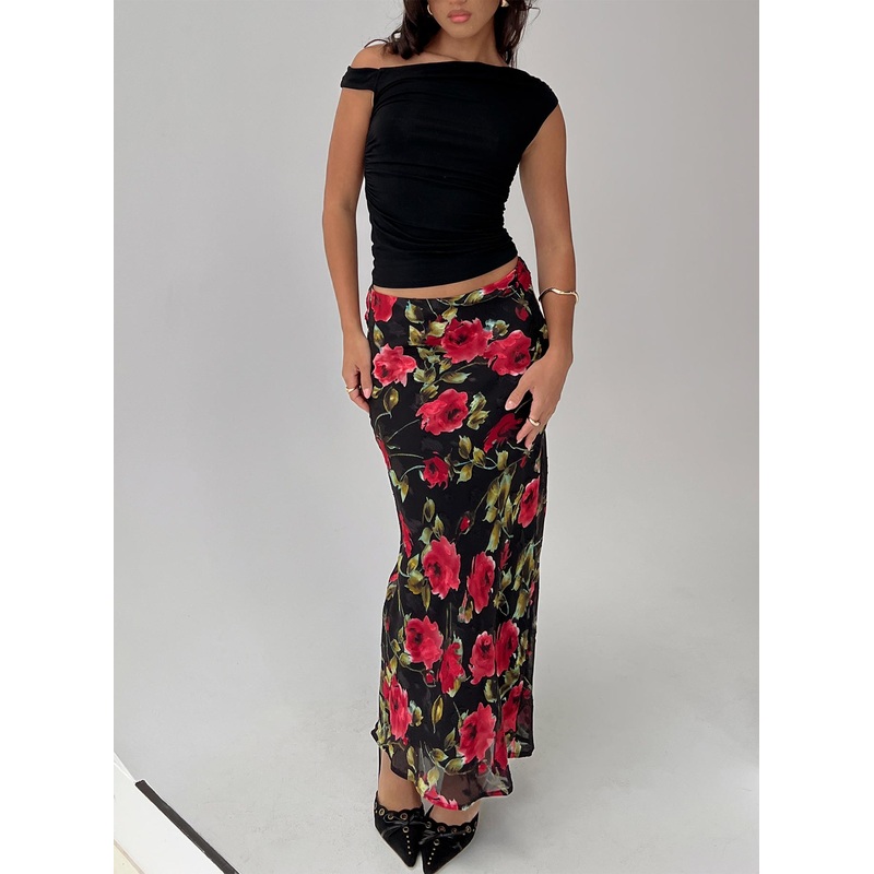 Emaretta Maxi Skirt Multi Floral