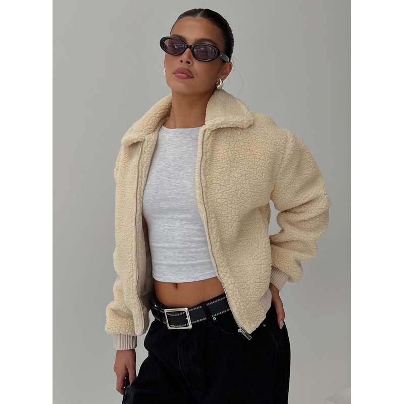 Ferrigia Teddy Jacket Cream