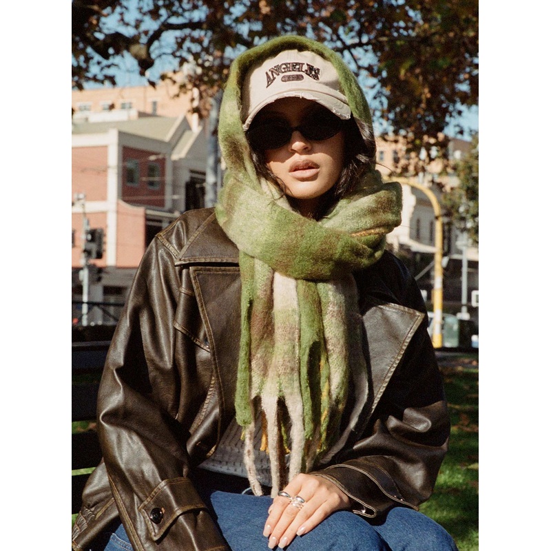 Eunoia Scarf Green / Brown