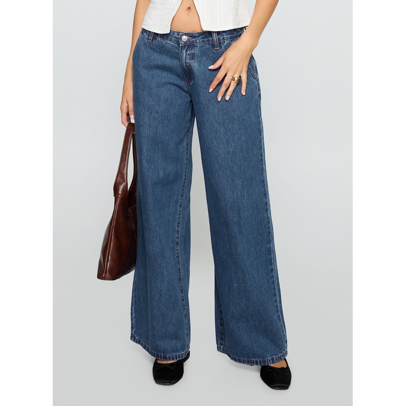 Hyde Baggy Jeans Mid Blue