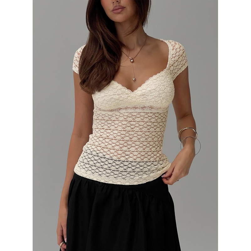 Parasol Textured Top Cream