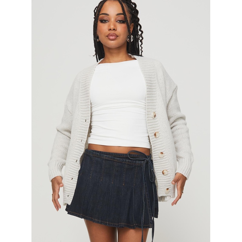 Cinnamon Cardigan Grey