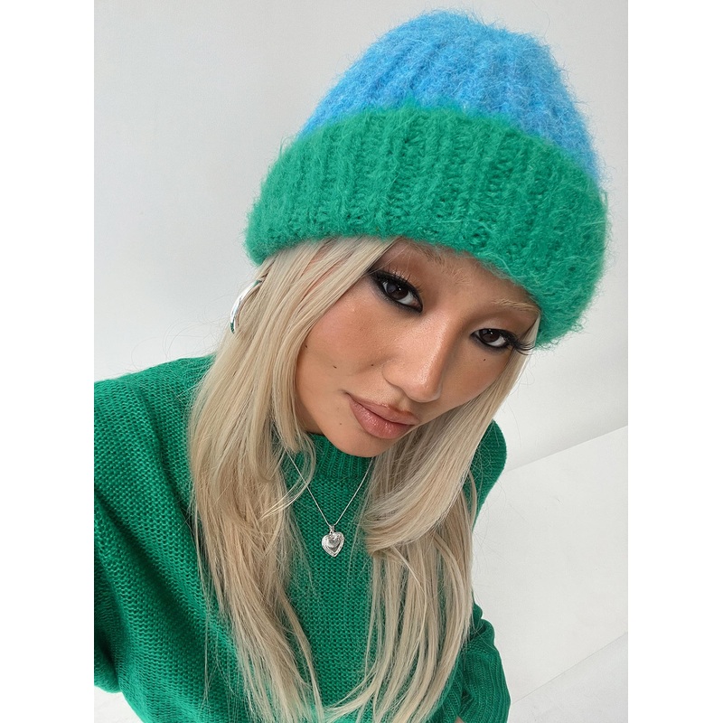 Moxlan Beanie Blue/green