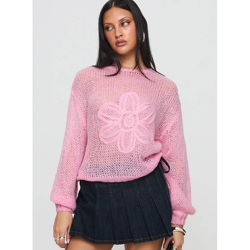 Schwartz Knit Sweater Pink