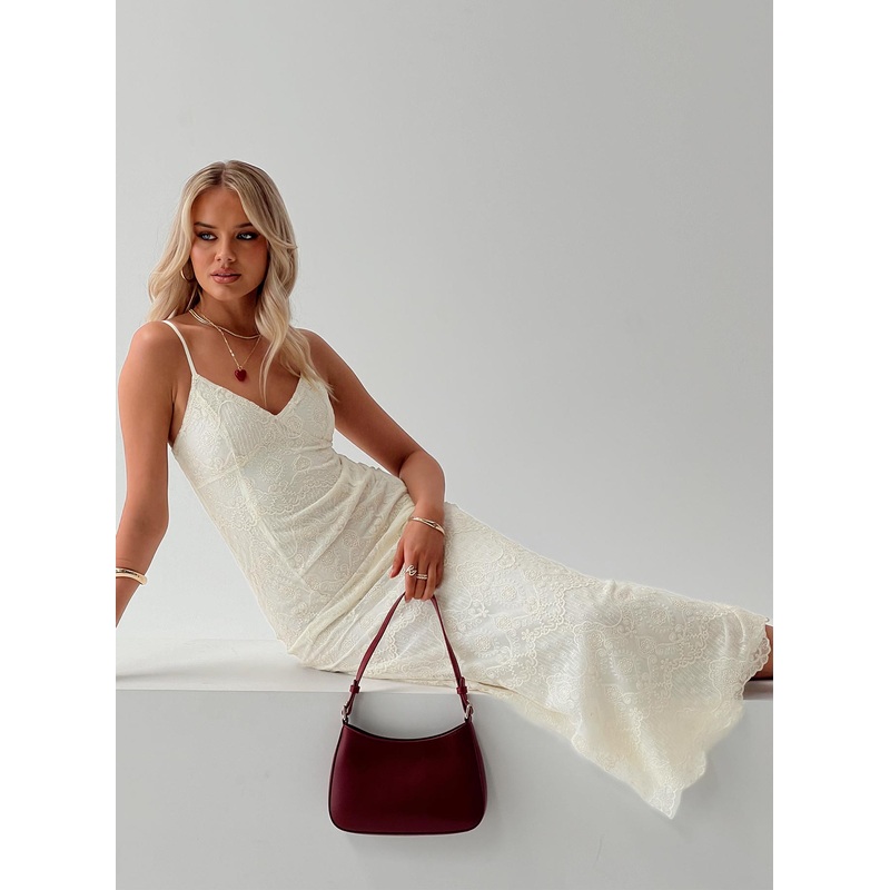 Euphemia Maxi Dress Cream