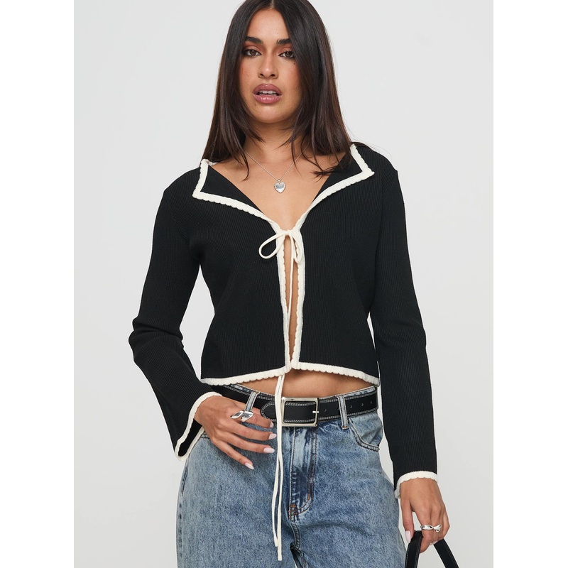 Langeveld Knit Top Black