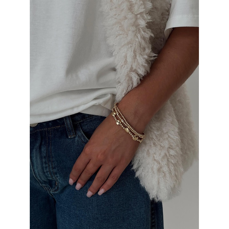 Believe Me Bracelet Set Gold