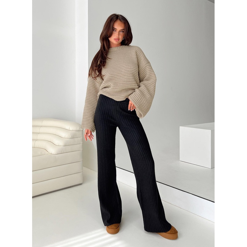 Montana Knit Pants Black Tall