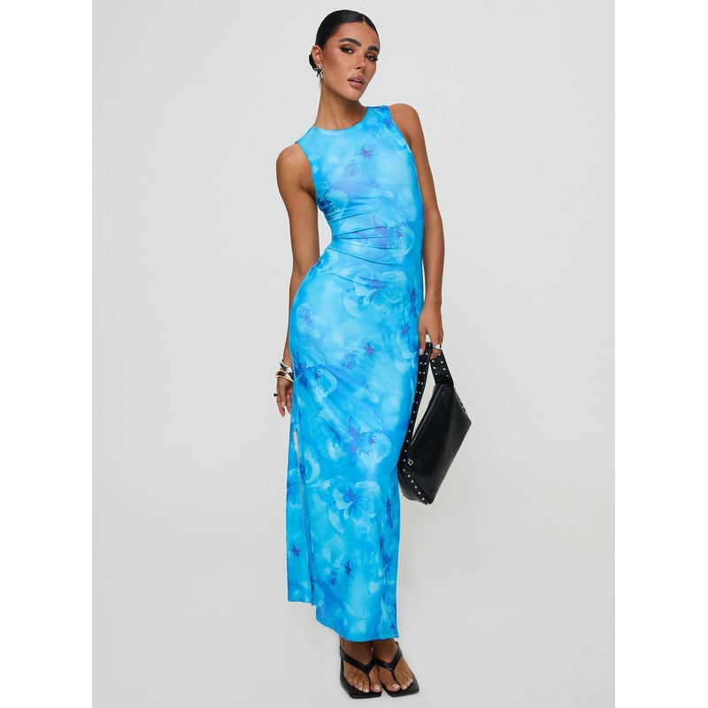 Heartstring Maxi Dress Blue