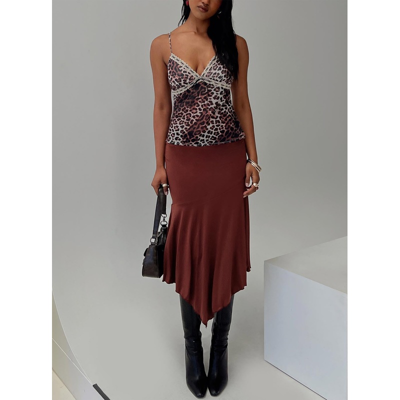 Way We Were Maxi Skirt Chocolate