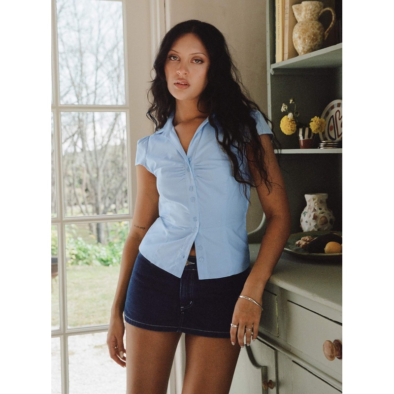Arianwyn Short Sleeve Shirt Blue