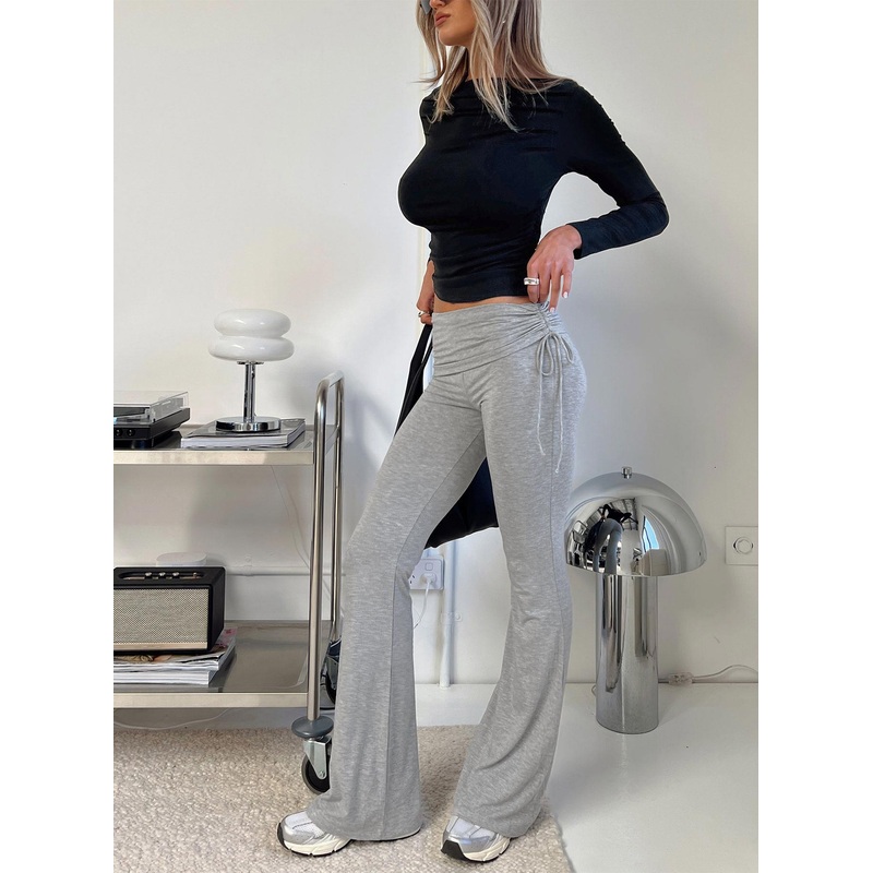Burbank Ruched Pants Grey