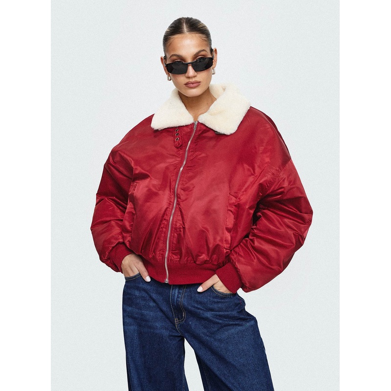 Carla Puffer Jacket Mulberry