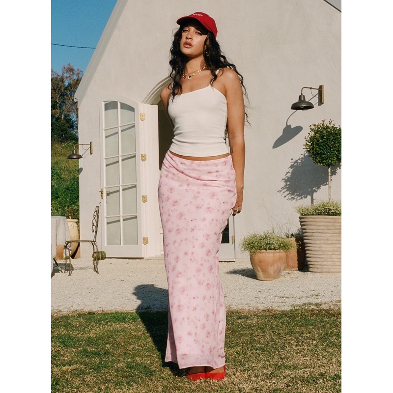 Piazia Maxi Skirt Pink