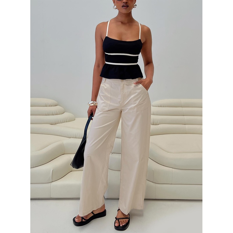 Scintillating Pants Beige
