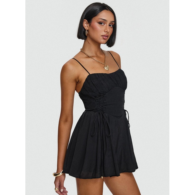 Bernie Playsuit Black