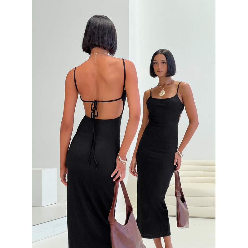 Elestria Maxi Dress Black